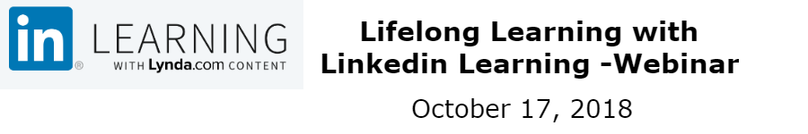 Linkedin logo with webinar name and date