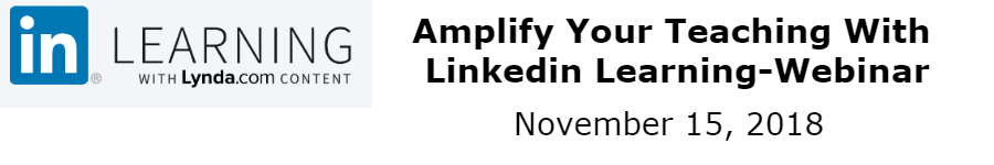 linkedin logo with webinar name and date
