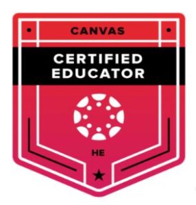 Canvas Certified Educator badge